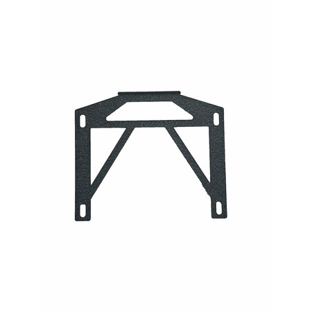 TRAILFX LICENSE PLATE BRACKET Black Powder Coated Steel For JL02T and JL03T Bumpers G9028